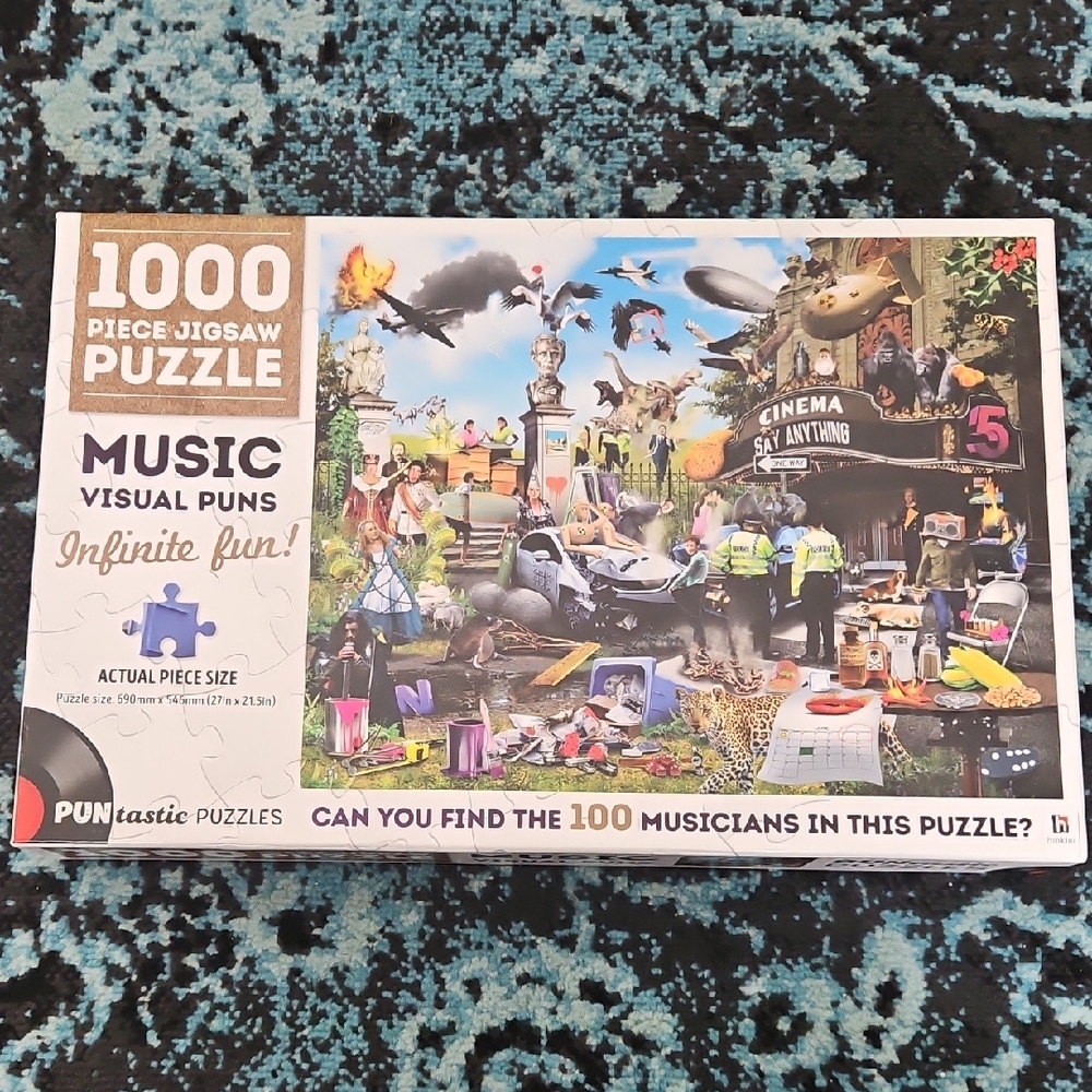 1000 Piece Music Visual Puns Jigsaw Puzzle